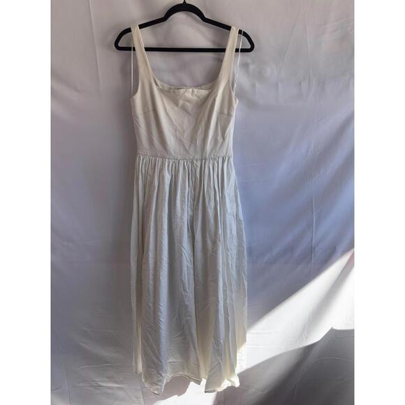 Rue Sophie Off-White Eli Dress Size M with stains - Picture 4 of 13